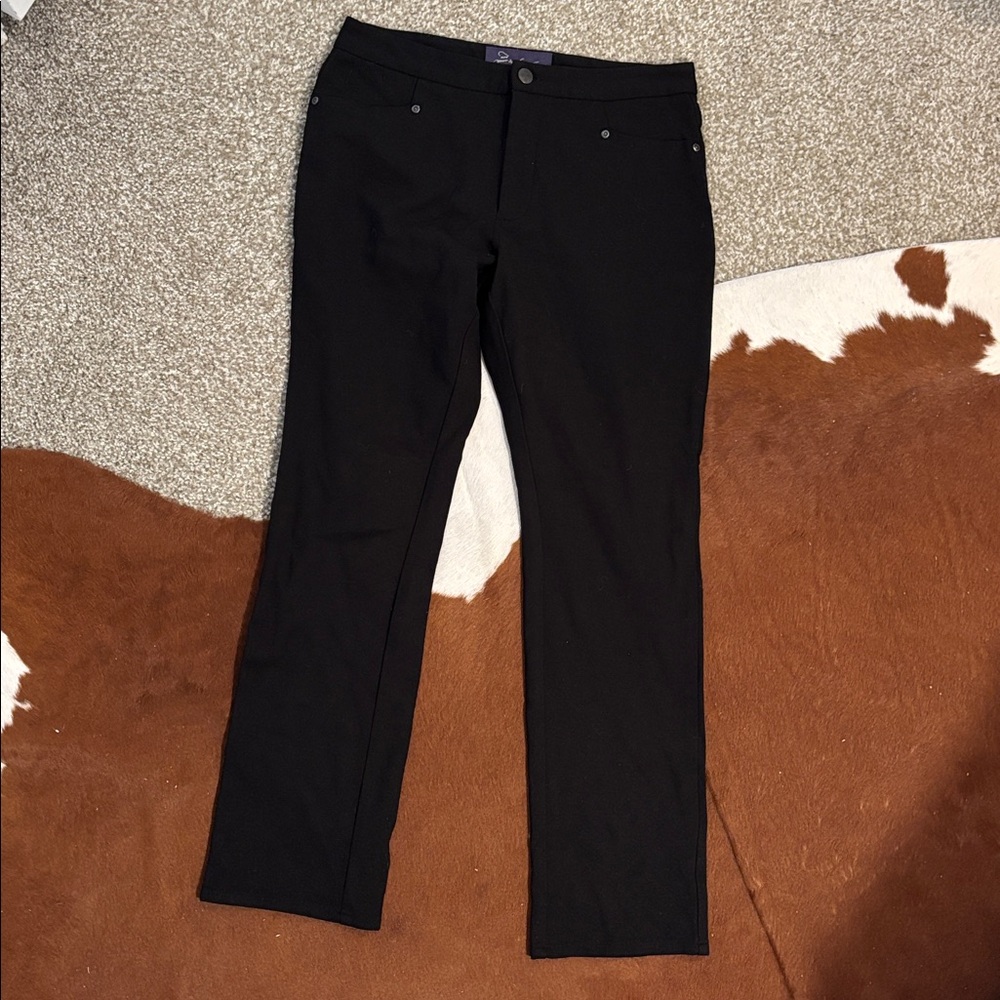 NYDJ Black Stretch Work Pants